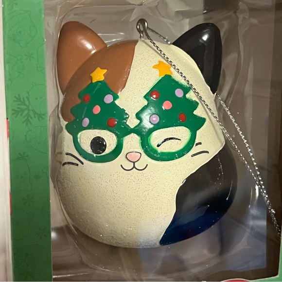 Squishmallow Ornament, Cam the Cat 🐱, Christmas 🎄⛄️, Tree Glasses 🥸, New - Picture 5 of 5
